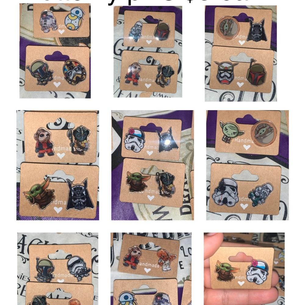 Wholesale butterfly back pins! 20 sets!!